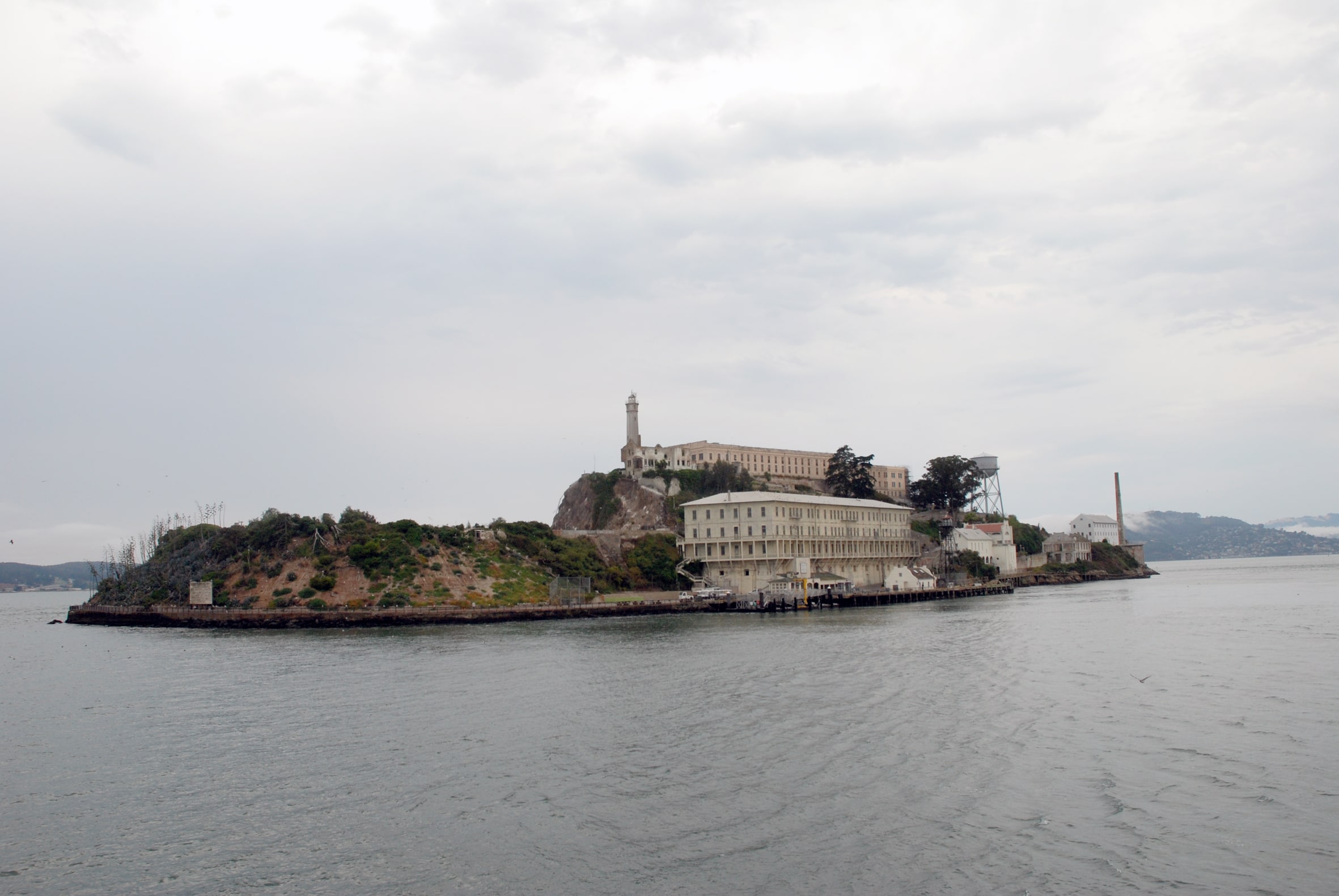 Il penitenziario di Alcatraz visto dal mare - San Francisco - California