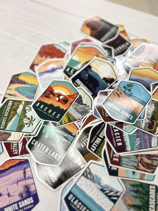 Stickers parchi nazionali - pacchetto completo
