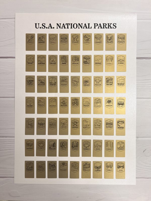Scratch off map parchi nazionali - immagine 2