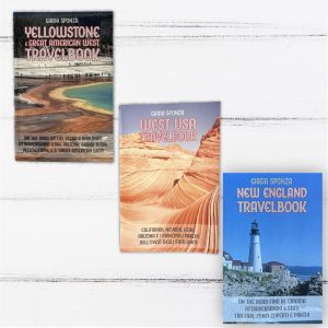 Triple Pack - West USA Travelbook ed. 2025, New England Travelbook ed. 2025 e Yellowstone Travelbook