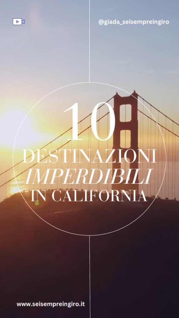 10 DESTINAZIONI IMPERDIBILI IN CALIFORNIADa Los Angeles a San Francisco, dai parchi ai deserti, la California riempie facilmente un itinerario di due settimane nell’ovest degli Stati Uniti: un paesaggio variegato e bellissimo, in cui tornerò la prossima estate e che non vedo l’ora di farvi scoprire nuovamente.

Per organizzare un road trip californiano la mia guida West USA  Travelbook potrebbe esservi decisamente d’aiuto, la trovate nel mio shop www.seisempreingiro.it in formato cartaceo e eBook.

Dieci destinazioni sono poche e lo so, ne manca sicuramente qualcuna: voi cosa aggiungereste? Scrivetemelo nei commenti!

seisempreingiro usatravel ontheroad travelblogger usa nationalparks roadtrip california losangeles sanfrancisco yosemite sequoia deathvalley route66 joshuatree sandiego bodieghosttown mojave californiadreaming pacifichighway highway1 bigsur amboy royscafe usaontheroad roadtripusa californialove californiaadventure californiacoast californialiving