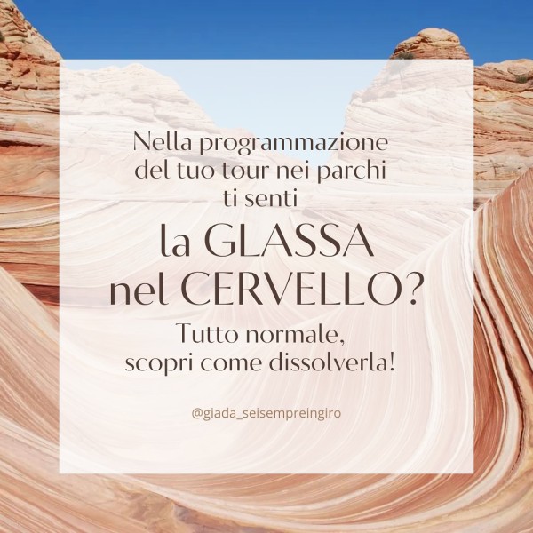Se stai organizzando il tuo primo viaggio on the road a stelle e strisce, ti senti frustrato e con la “glassa nel cervello”, FERMATI! È del tutto normale ❤️L’insicurezza nell’organizzare un viaggio del genere è normale (e sì, ci sono passata anch’io!) ma si può superare facilmente, leggi nel carosello!

Come ti sei sentito o ti stai sentendo nel programmare il tuo primo viaggio americano? Raccontamelo nei commenti!

seisempreingiro ontheroad roadtrip tourdeiparchi tourdeiparchiamericani tourdeiparchiusa usa america visitusa usatravel travel organizzazione travelblogger travelgram traveldesigner traveler california nevada utah arizona travelbook westusatravelbook guidausa grandcanyon monumentvalley brycecanyon deathvalley losangeles usaroadtrip roadtrippers